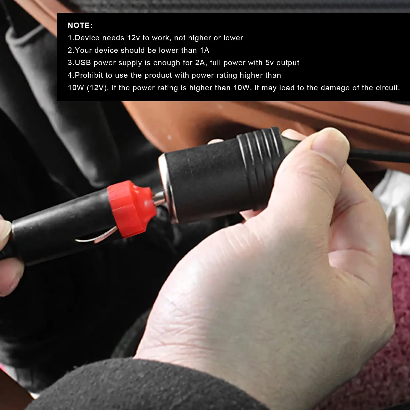 5V To 12V Cigarette Lighter So - Vape Accessory 评论和价格
