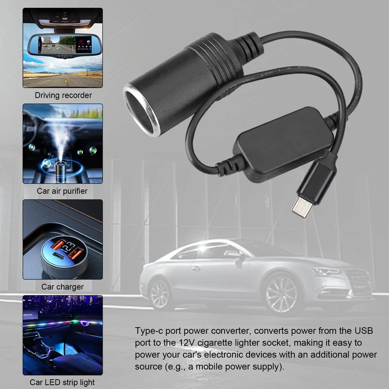 5V To 12V Cigarette Lighter So - Vape Accessory 评论和价格
