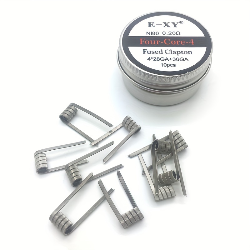 10pcs/box, Nichrome Fused Clap - Coil Building Kit 评论和价格