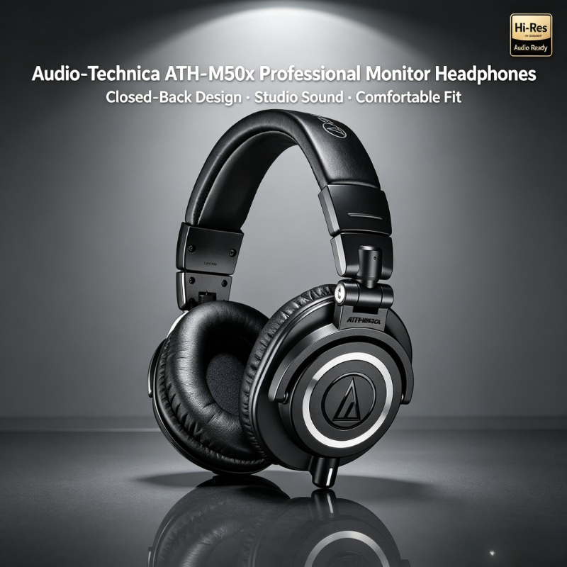 Audio-Technica ATH-M50X  Over  - Audio Technica Headphone Ath-M50X 评论和价格