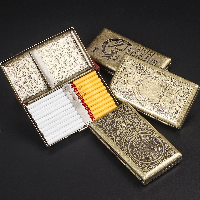 Slim Embossed Cigarette Case 2 - Smoking & Vaping Accessories 评论和价格