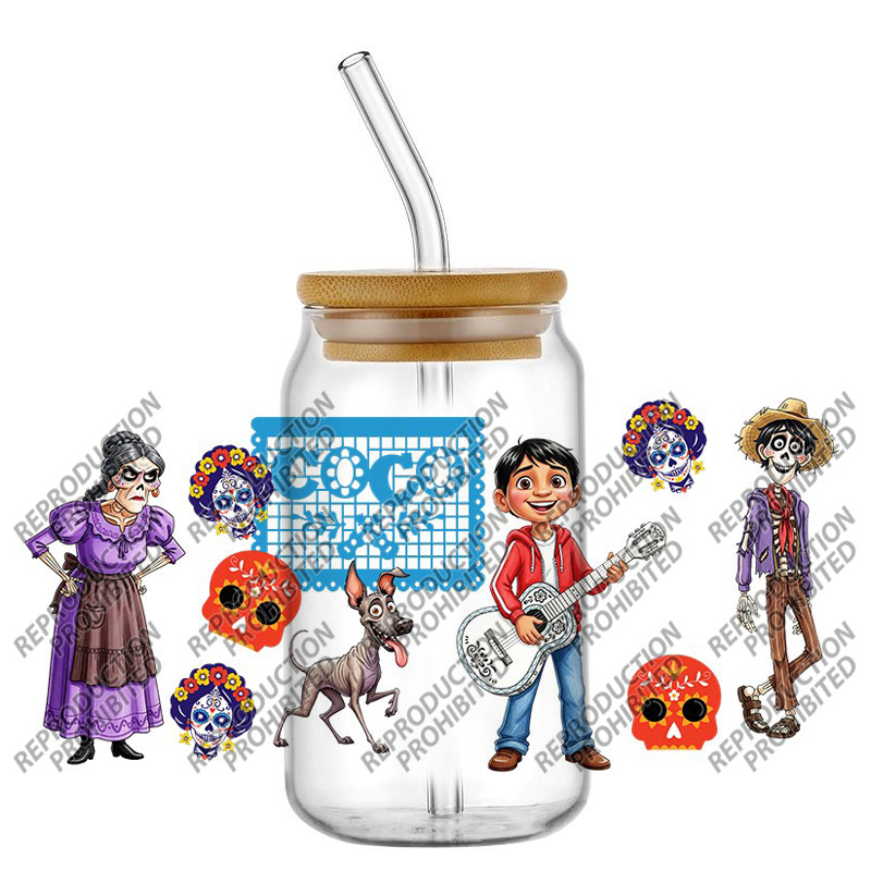 music coco Cartoon Character 1 - Rdta Tank Glass 评论和价格