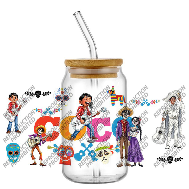 music coco Cartoon Character 1 - Rdta Tank Glass 评论和价格